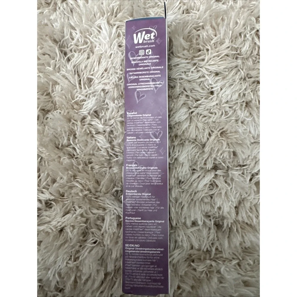Original Detangler Hair Brush, Stitch & Angel (Disney Love), Ultra-Soft Intel...